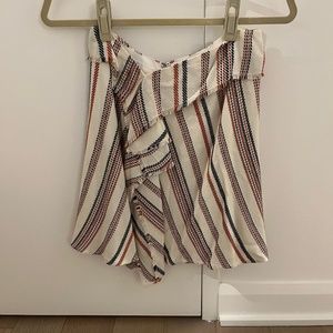 Intermix skirt with ruffle size small